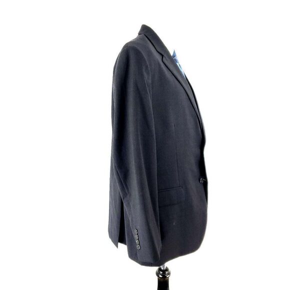 Pronto Uomo Wool 2 Button Suit Jacket 44R Gray Blazer - Picture 6 of 10